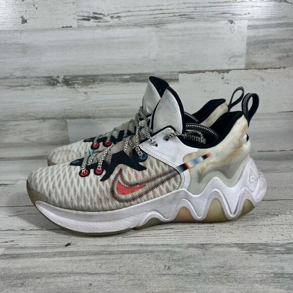 Nike Mens Giannis Immortality Force Field Shoes  White Athletic‎ Sneakers US 12 - Picture 2 of 8